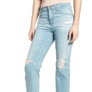NEW AG The Rhett High Waist Crop Boyfriend Jeans